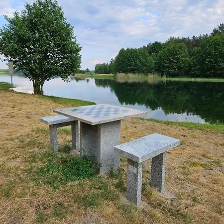 Dom Letniskowy Julka Z Kominkiem, Lodka, Rowery - Jezioro Gim - Park Bartbo Holiday home Teerau